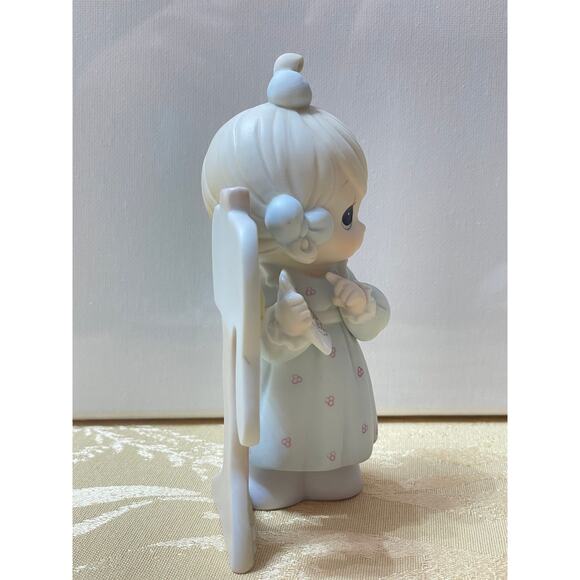 Precious Moments Figurine Sharing the Good News Together 1990 #C0111 Collectors - Picture 3 of 8
